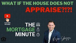 Appraisal Gap | What happens if the house does NOT appraise??? | MORTGAGE MINUTE
