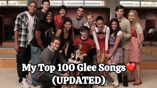 My Top 100 Glee Songs (UPDATED)