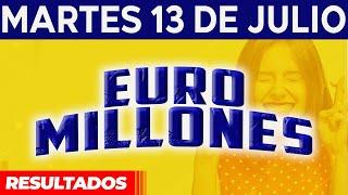 Sorteo Euromillones del Martes 13 de Julio del 2021  