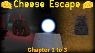 Roblox Cheese Escape [Horror] - Full Walkthrough! (Chapter 1 to 3 & Secret Ending)