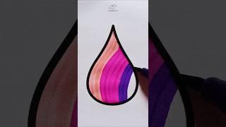 Satisfying Creative art #youtubeshorts #easyartlover #satisfying #satisfying #coloring #foryou