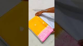 Premium Handloom Banarasi Pure Chiffon Saree #puresilk #handloombanarasi #silverzarisarees #saree