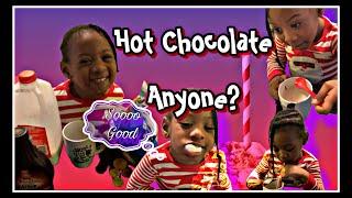 Rai’Lynn Makes Hot Chocolate! With Chocolate COINS !!