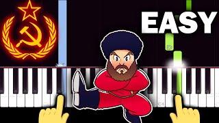 National Anthem of USSR - EASY Piano tutorial