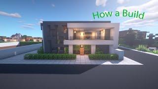 How to build a compact modern house #4 Minecraft