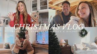 a Christmas vlog!  | apartment tour, reno updates & decor shopping!