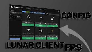 Lunar Client BEST FPS BOOST Config settings
