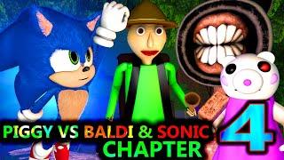 PIGGY vs BALDI SONIC ROBLOX ANIMATION CHALLENGE! ft Siren head Chapter 4 (official) Minecraft