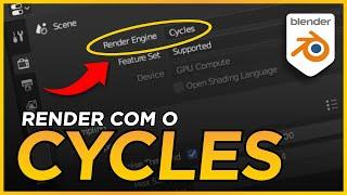 Como renderizar com o CYCLES no Blender 3D (Novas Versões)