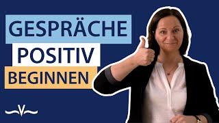 Mit dieser Frage ziehst du positive Energie in jedes Gespräch | Stefanie Voss