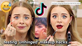 Testing *more* VIRAL MAKEUP HACKS...