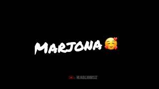 Marjona ismi uchun video / #namevideo #name #marjona