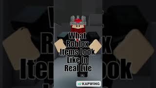 What Roblox Items Look Like IRL