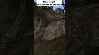 How to get The Amulet of Shadows | MORROWIND GUIDE #17 #shorts