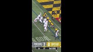 Theo Johnson TD vs. Maryland | Penn State Football