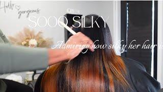 SILK PRESS ON NATURAL HAIR | SO SILKY