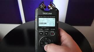 Tascam DR-40X Four-Track Digital Audio Recorder and USB Audio Interface