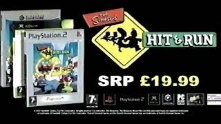 The Simpsons Hit and Run UK 2003 Advert