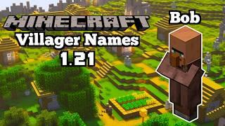 *NEW* Villager Names Mod Update - Minecraft 1.21 (Mod Showcase)