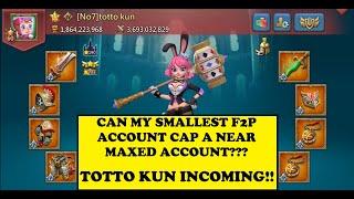 LORDS MOBILE - CAN MY SMALLEST ACCOUNT CAP A NEAR MAXED ACCOUNT???  Langer69 action!