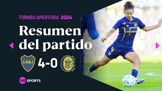 Boca GOLEÓ en LA BOMBONERA y se aseguró el PRIMER PUESTO   | #Boca 4-0 #RosarioCentral | Resumen