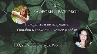 Накормить и не навредить. Ошибки в кормлении кошек и собак| Елена Панасенко. #Выпуск10