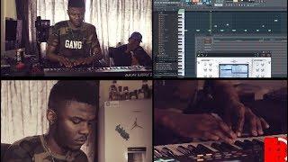 Tweezy Makes Beat In 10 Minute For “Me Against Time” (Episode 9)