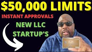 $50000 Business Credit Cards For New LLC  | Best Business Credit Cards For LLC Startups 2023