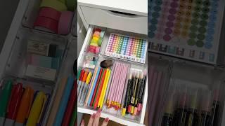 *asmr* art supplies organization ️ #asmr #satisfying #art #artsupplies #stationery #restock