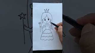 Cute Barbie Doll Drawing for kids #kids #kidsvideo #shorts #painting #diy #creative #cute #barbie