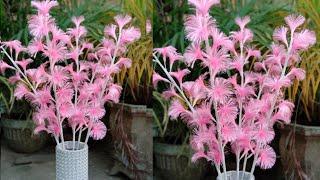 Easy Flower From Satin Ribbon || Satin Ribbon Craft || Best Ribbon Craft