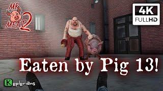 MR. MEAT 2 Full CUTSCENES  | EATEN by PIG 13 | 4K FULL HD