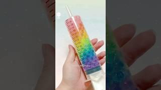 개구리알무지개 풍선만들기! - Rainbow Tape Balloon DIY with Orbeez and Nano Tape#밍투데이#테이프풍선