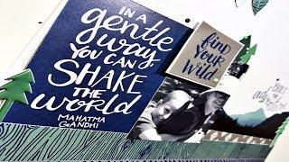Scrapbook Process Video: Built for Adventure (Wild Whisper Designs)