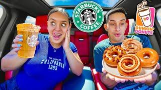 TRYING NEW FALL MENU ITEMS FROM FAST FOOD RESTAURANTS!! 