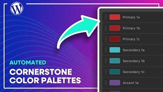 Automated Cornerstone Color Palettes