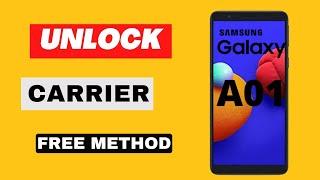 Unlock Samsung Galaxy A01 | How to unlock Samsung Galaxy A01