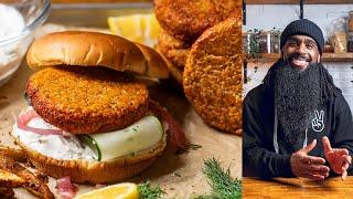 Why I always keep these lentil burgers in the fridge | high protein + oil free vegan meals