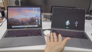 How to use Target Disk Mode with Thunderbolt 3 on MacBook Pro