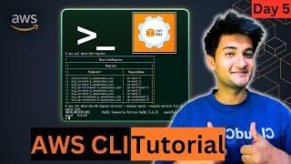 Day 5- AWS CLI Tutorial with Commands | Learn AWS CLI commands with Notes