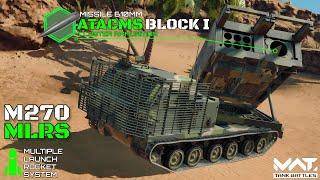 Nerfed But Still Deadly: M270 MLRS Full Gameplay | MWT Tank Battles