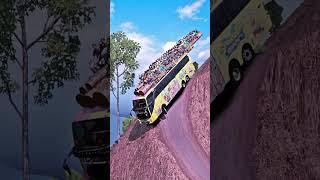 overloaded bus on extreme road#13