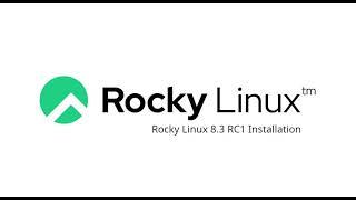 Rocky Linux 8.3 RC1 Installation