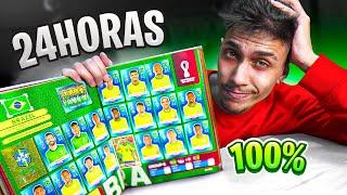 COMPLETEI O ALBUM DA COPA 2022 EM 24 HORAS! (Sem TROCAS) #vlog  ‹ Ine ›