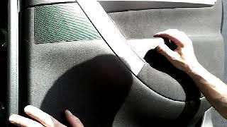 Как снять обшивку карту задней двери CITROEN C4 PICASSO(2012)demontaz tapicerki boczka drzwi tyl