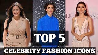 TOP 5 Celebrity Fashion Icons