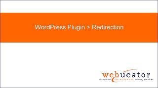 WordPress Plugin: Redirection