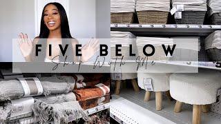 FIVE BELOW SHOP WITH ME HAUL | AFFORDABLE HOME DECOR AND MORE 2021