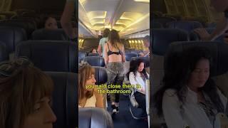 Quick thinking flight attendant helps girl in danger. #flightattendant #truecrime rescue #help