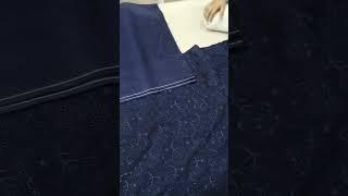 2 Piece Lawn Dark Blue Color Suit Chicken Embroidery Work latest Design 2023. #dressing.